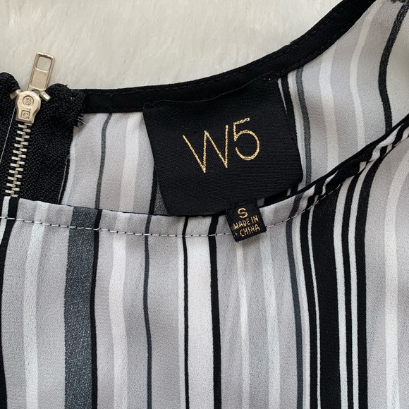 W5 Anthropologie striped blouse SZS - Picture 3 of 4